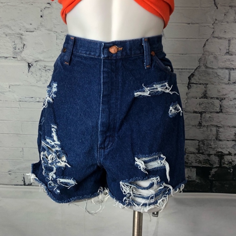 Wrangler Dark Denim Jean Shorts